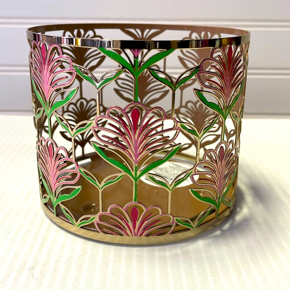 Bath & Body Works Floral Candle Holder-2025